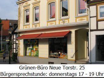 Grnes Bro und Eine-Welt-Laden "Amahoro": Neue Torstr. 25, Ecke Petersilienstr.